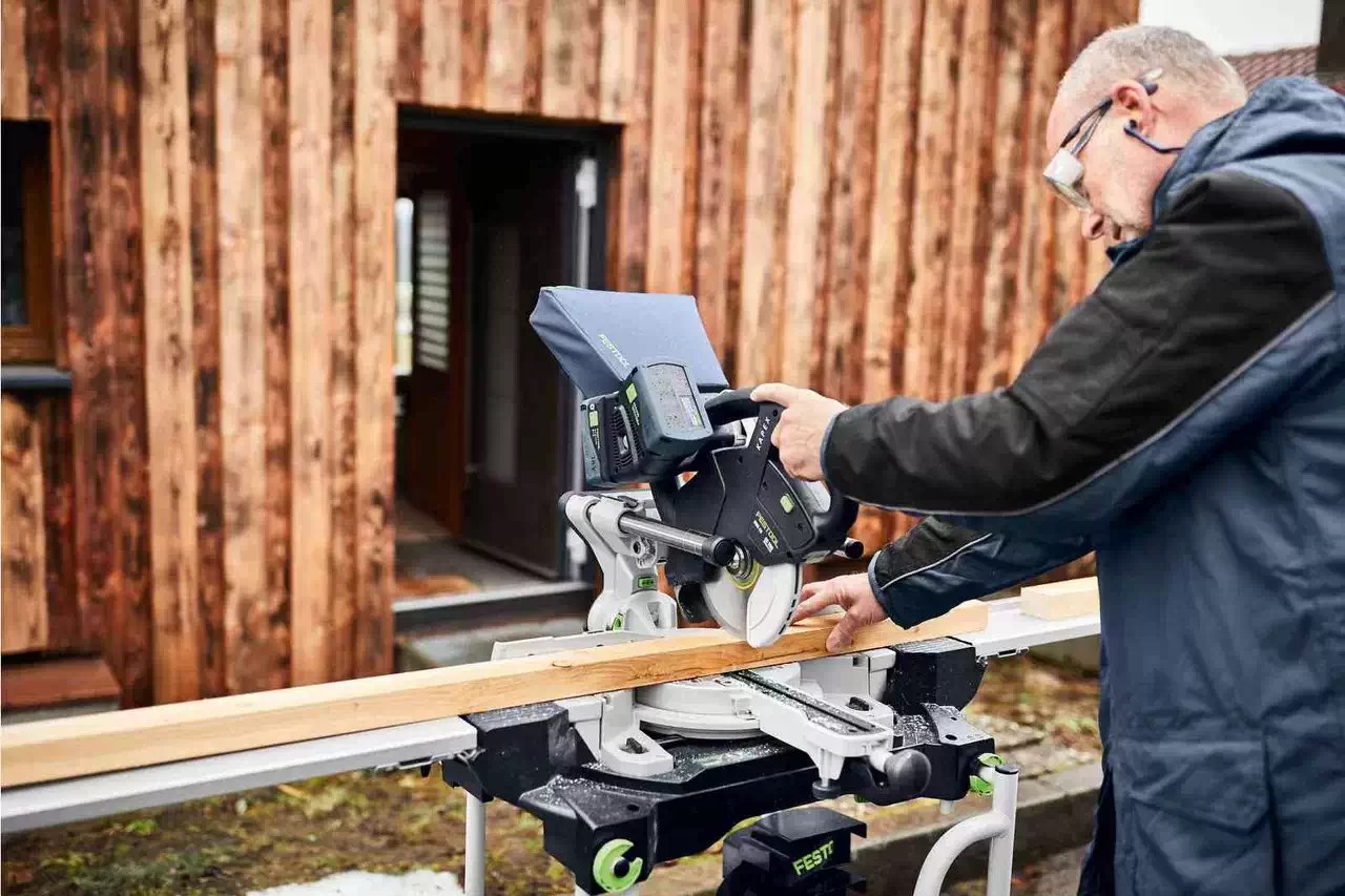 Festool 579356 8-1/2" Cordless Sliding Compound Miter Saw KAPEX KSC 60 EB 8,0 I-Plus US Plus Energy Set Combo Limited Quantities