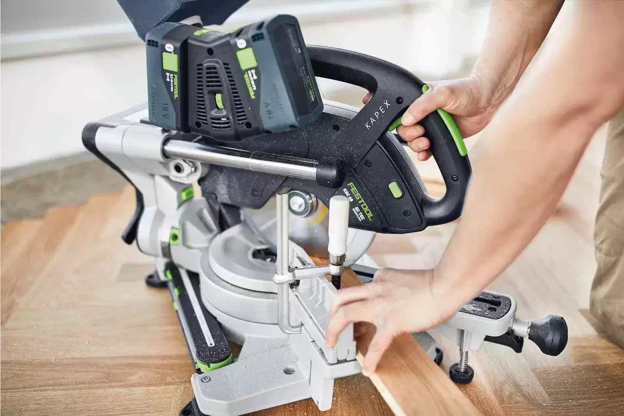 Festool 579356 8-1/2" Cordless Sliding Compound Miter Saw KAPEX KSC 60 EB 8,0 I-Plus US Plus Energy Set Combo Limited Quantities
