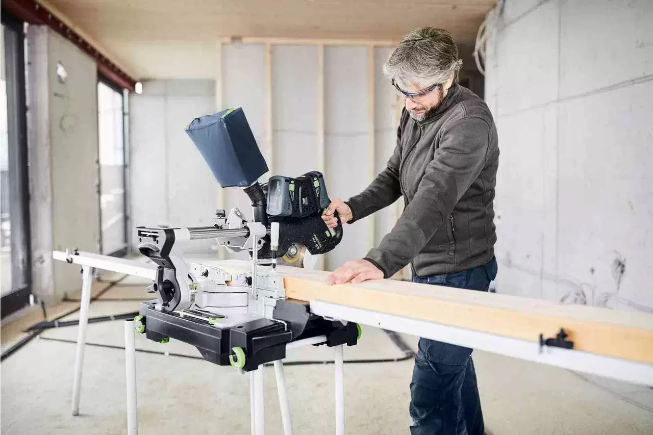 Festool 579356 8-1/2" Cordless Sliding Compound Miter Saw KAPEX KSC 60 EB 8,0 I-Plus US Plus Energy Set Combo Limited Quantities