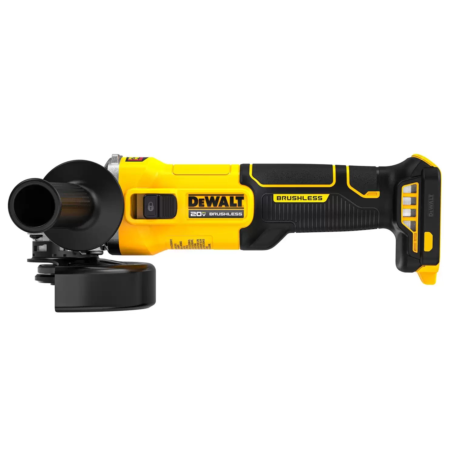 Dewalt DCG407B 20V MAX Brushless Cordless 4 1/2" Slide-Switch Grinder, Tool Only
