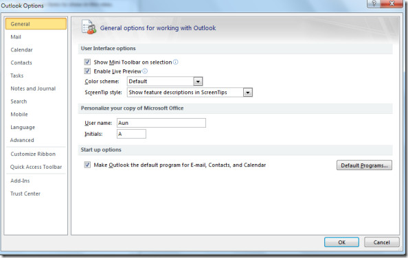Enter your signature message, once finished click the save button. Add Email Signatures In Outlook 2010