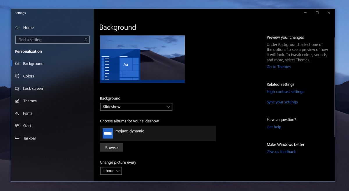 Previously, you could only set a single image as wallpaper. How To Get The New Macos Mojave Dynamic Wallpaper On Windows 10