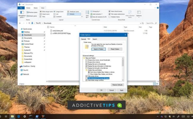 How To Show File Extension In Windows 10