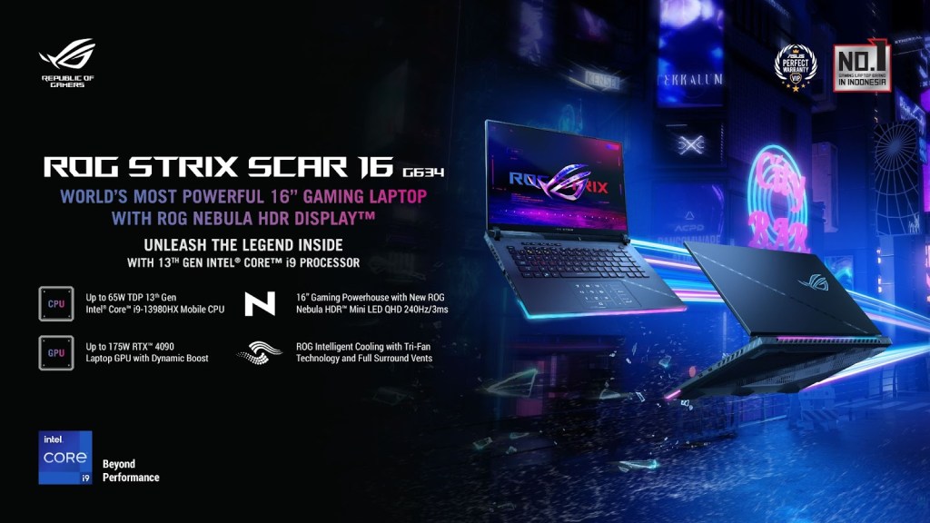 Keunggulan ROG Strix Scar 16: Pilihan Terbaik untuk Gamer Profesional