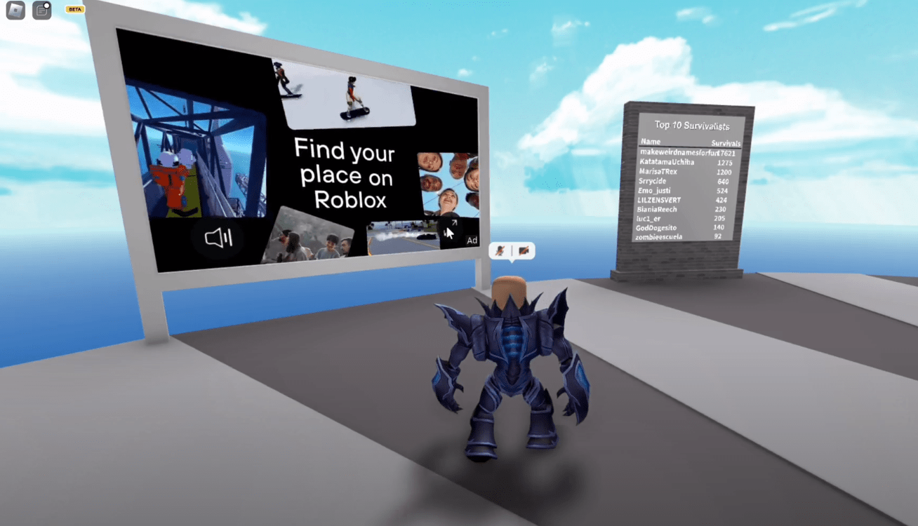 Does Roblox Have Ads For Players In 2026 Roblox Video Ad Mockup 