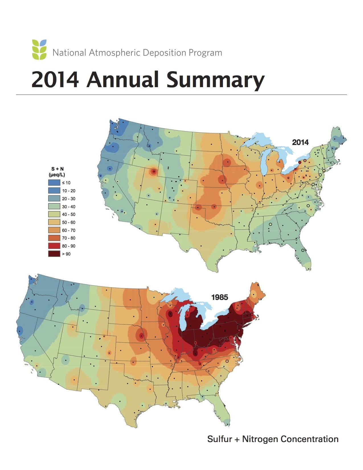 Acid Rain Canada Map Acid Rain Reductions Should Inform Climate Change Strategy The