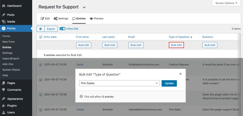 How Admin Columns Pro Helps Filter And Edit Gravity Forms Entries Tutorial - Download Amazing Landscape Texture | HD