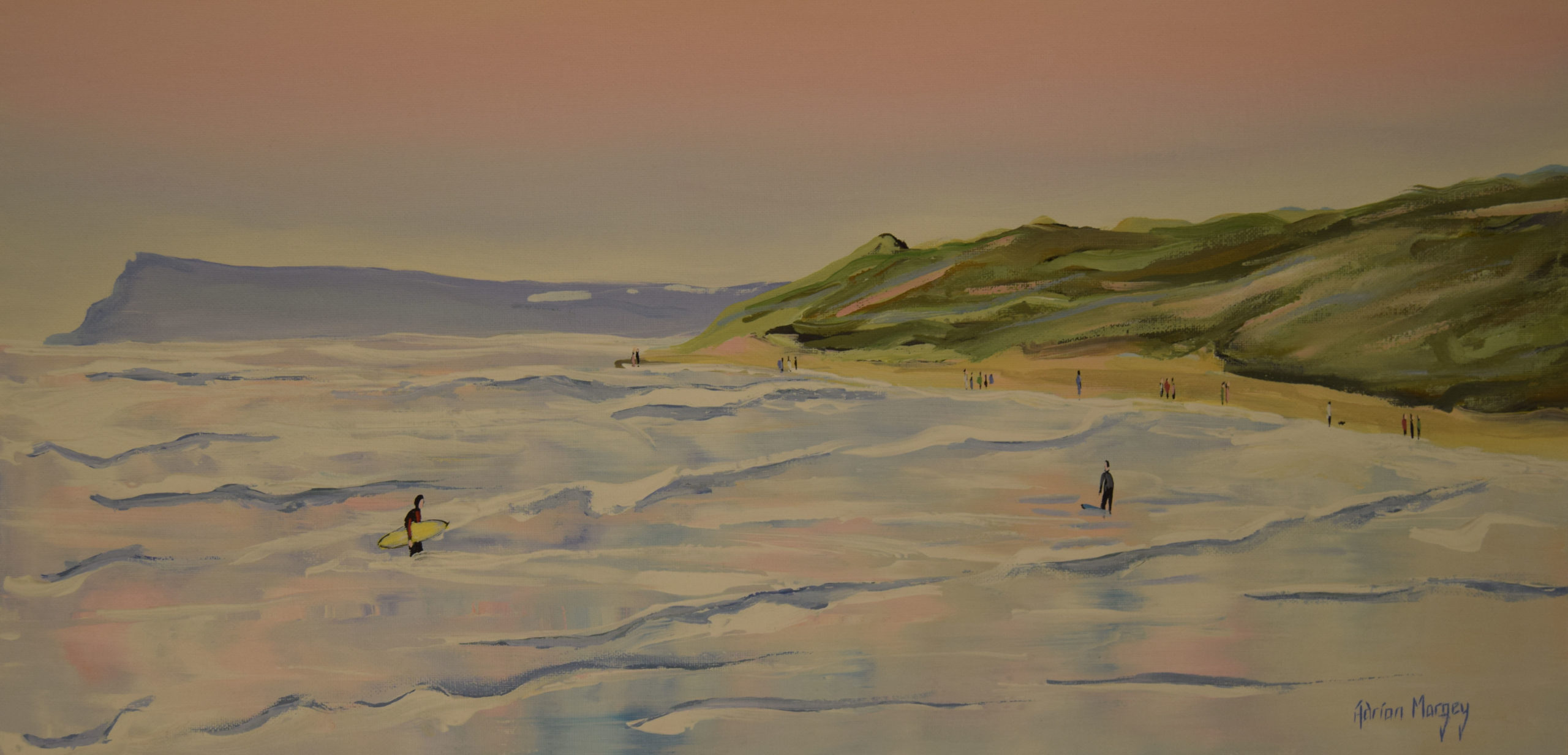 East Strand Memory Print - Adrian Margey Irish Artist