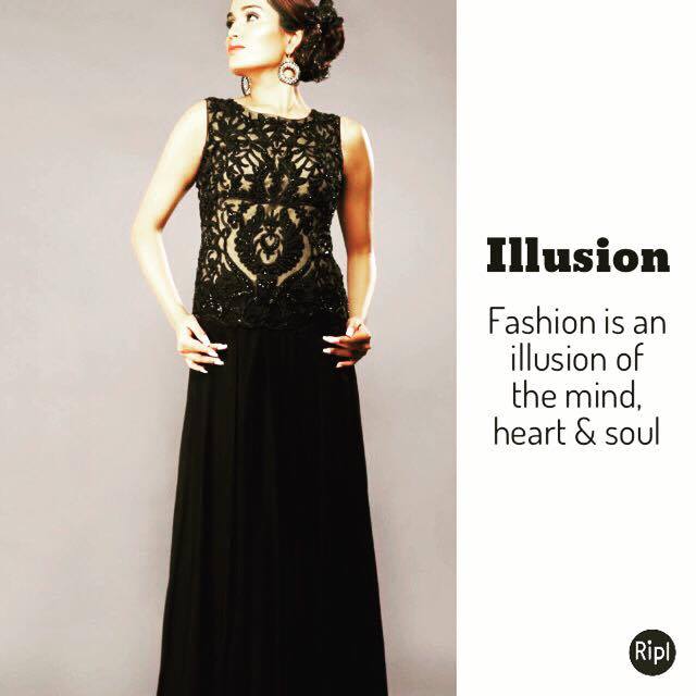 New Year Party Illusion Gowns Ad Singh