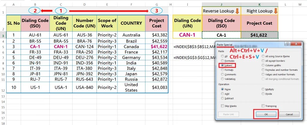 The simplest way to reverse a text string is using a formula based on an array. 03 Best Ways Excel Reverse Vlookup Vlookup To The Left