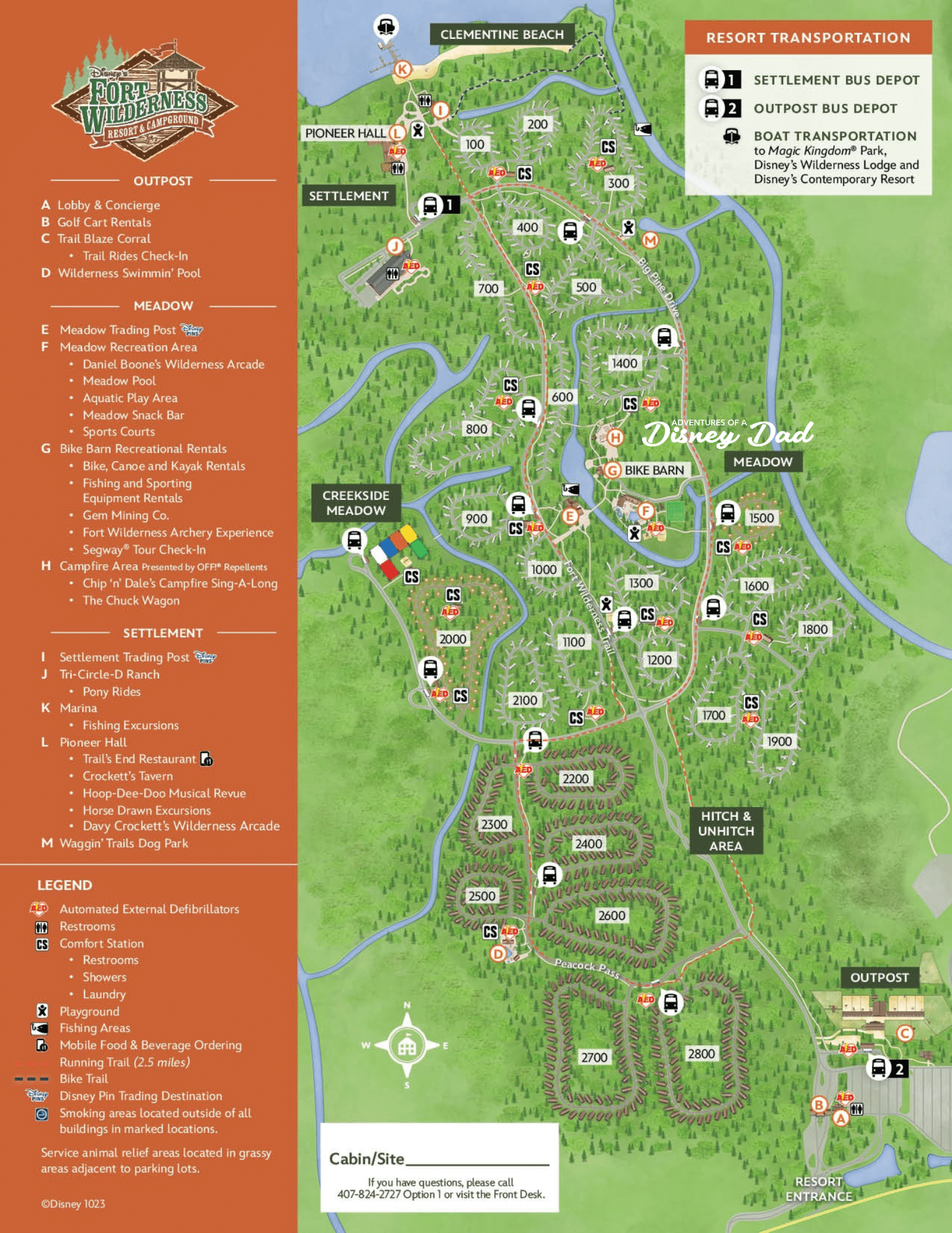 2025 Disney S Fort Wilderness Resort Map Www Com Image 6 