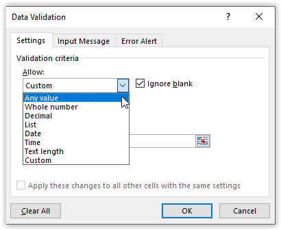 Dalam teladan ini anda sanggup menggunakan perhiasan validasi data, Pengertian Dan Membuat Data Validation Pada Excel Advernesia