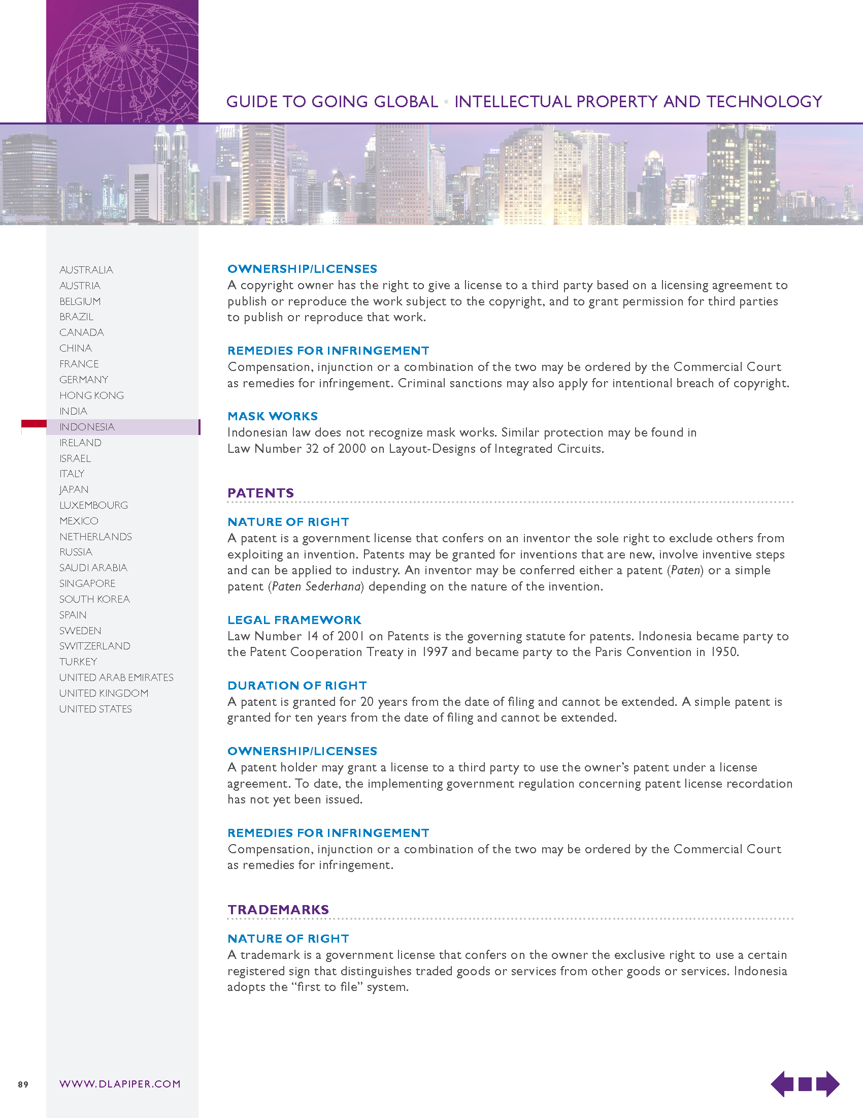 Advisorselect Guide To Going Global Intellectual Property