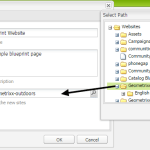 AEM MSM Blueprint  page setting in aem