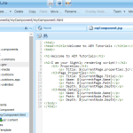 create a component in sightly using api