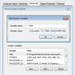 set Maven path variable in windows