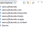 aem mvn multi-module project structure
