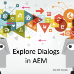 create dialogs aem