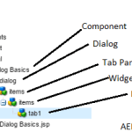 default dialog structure