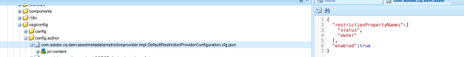 enable metadata permission config