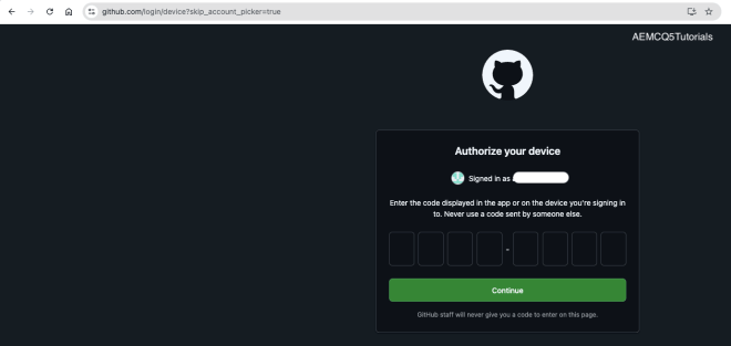 authenticate github copilot