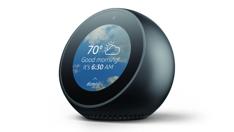 Amazon announces new Echo Spot smart speaker with round screen for