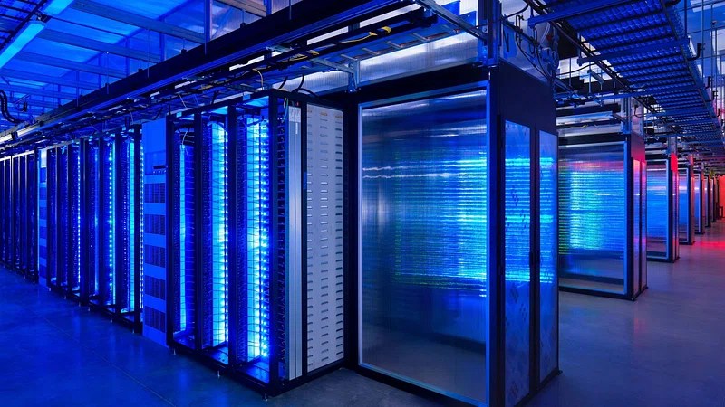 Data center interior