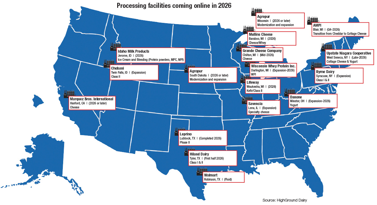 State Of Dairy 2026 Regional Updates Processing Regulations New 62980 Devaney Map 