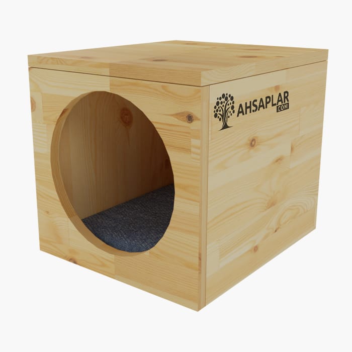 Rustik Çam Klasik Kedi Evi Ahşaba Dair Her Şey!