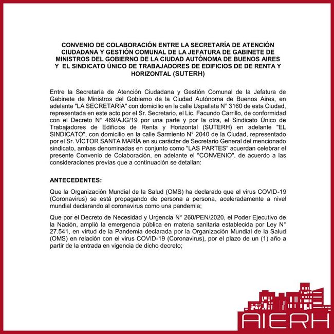 convenio