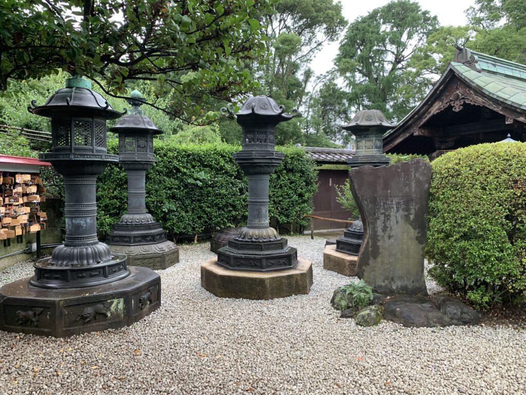 Tempel i Ueno Park, sommer 2019