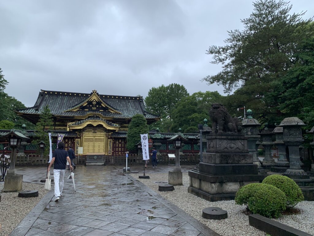 Tempel i Ueno Park, sommer 2019