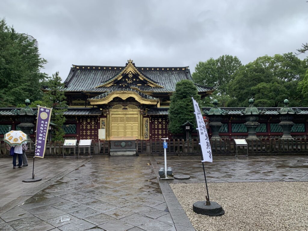Tempel i Ueno Park, sommer 2019