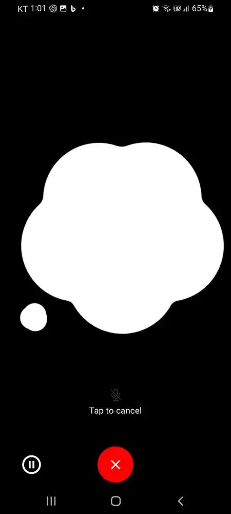 Voice chat 버튼을 눌러 영어 회화 시작