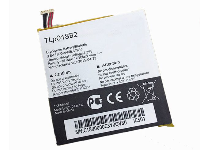 LAPTOP-BATTERIE Alcatel TLP018B2