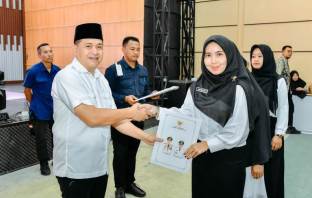 Senyum Ratusan PPPK Guru Kabupaten Batu Bara Terima SK