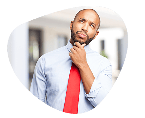 How to interpret An image of a digital marketing expert trying to figure out a thought