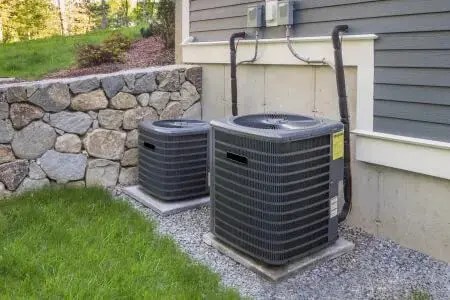 Dual outdoor AC units
