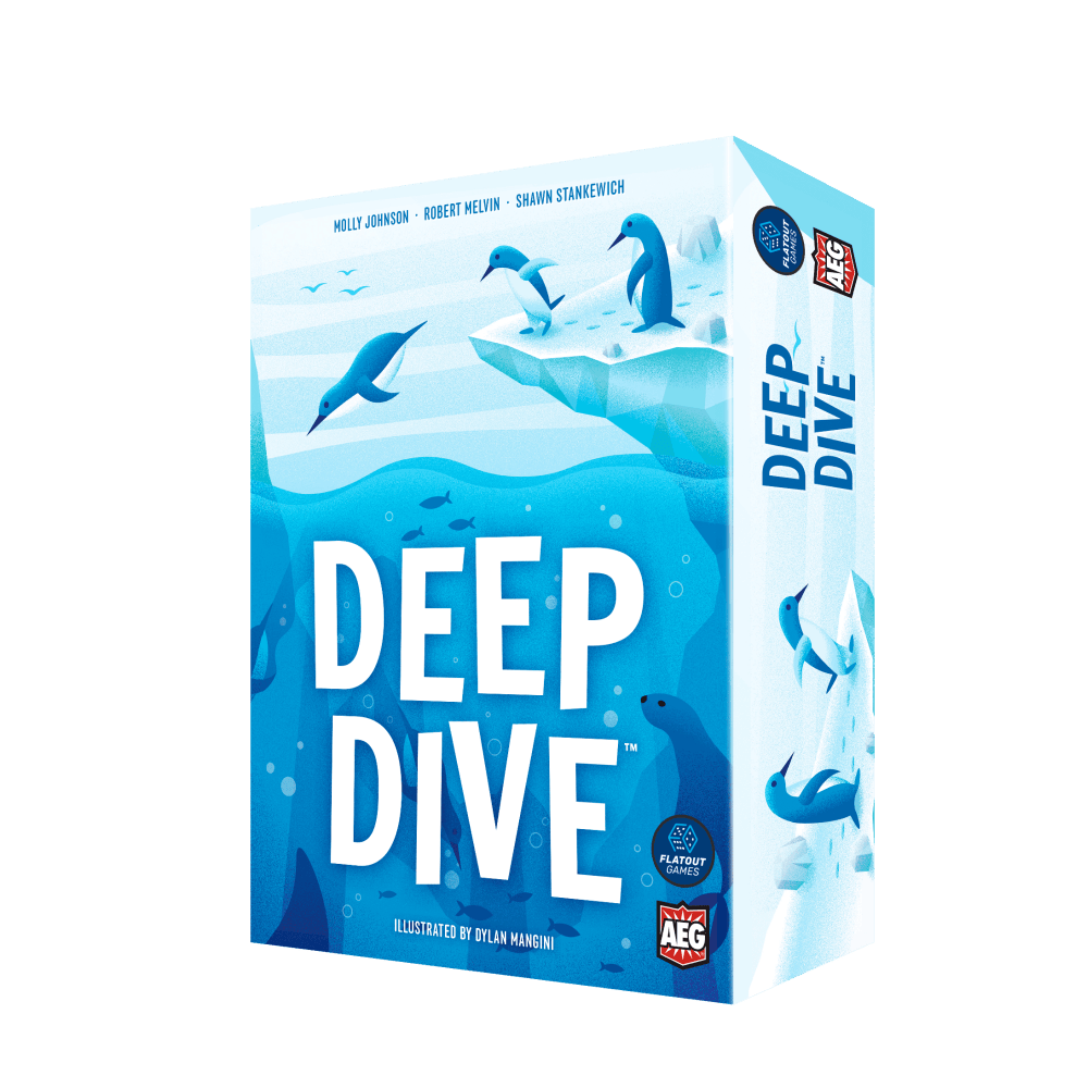 Deep Dive game box from an angle