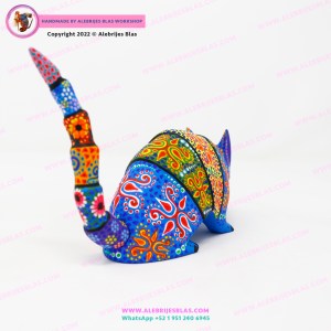 Alternative view of Alebrije Armadillo Oaxaqueño
