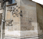 A column with a sundial