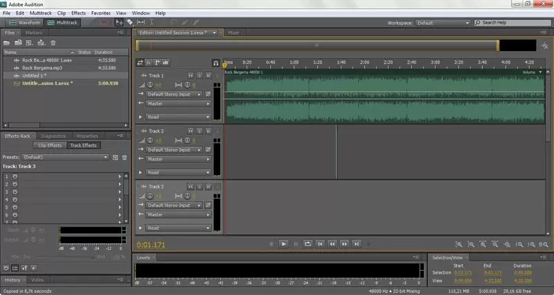 Adobe Audition Change Pitch Lihat gambar dibawah ini.