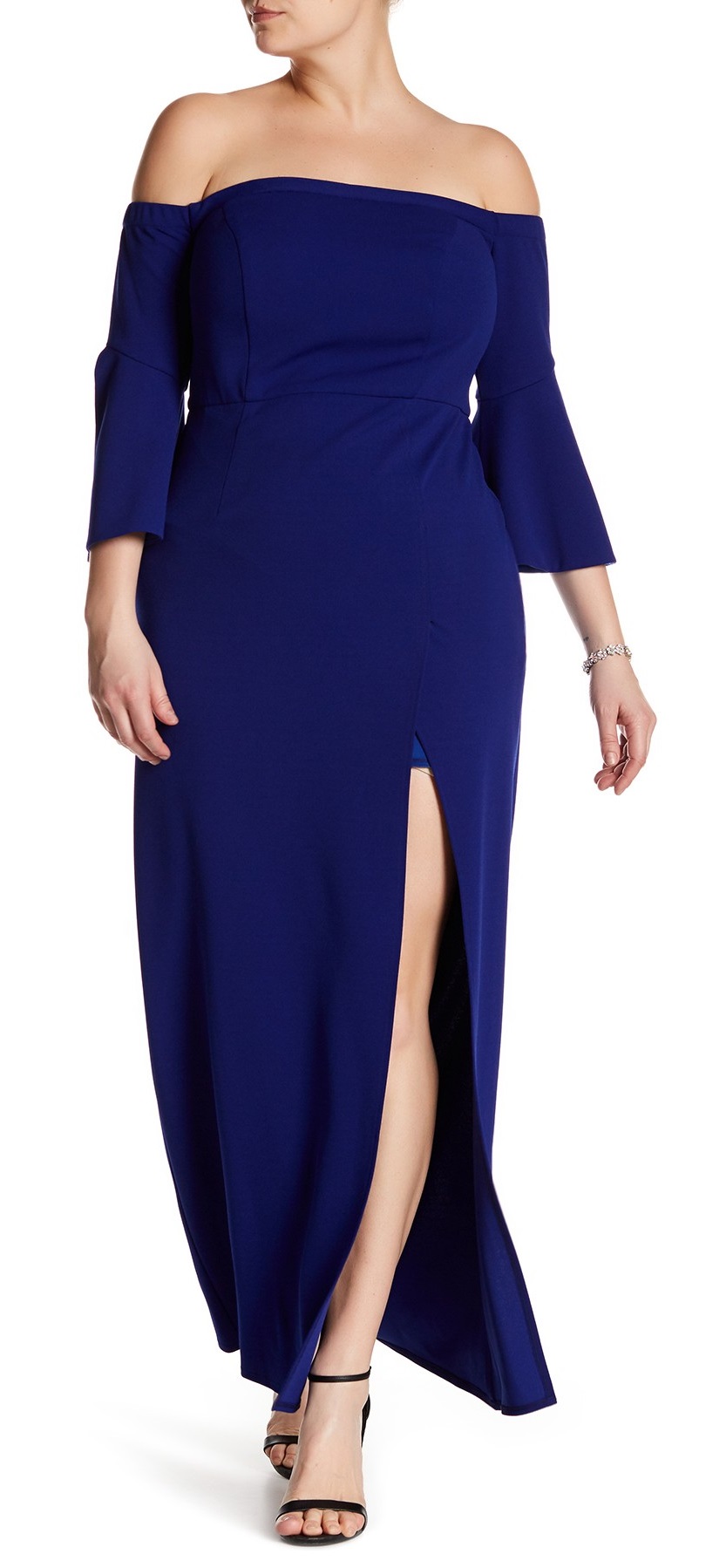 24 Plus Size Long Wedding Guest Dresses {with Sleeves