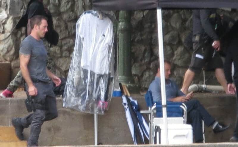 alex on set near convention center