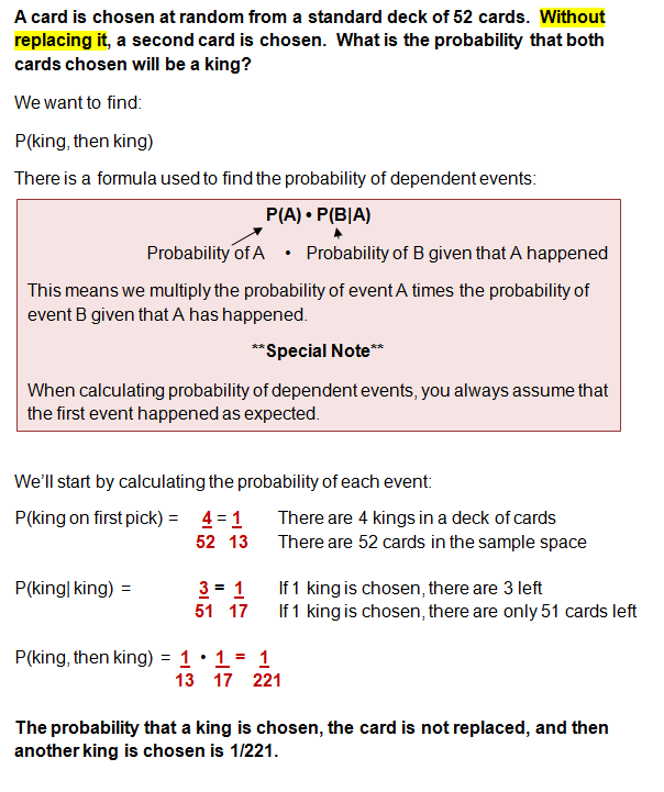 Independent And Dependent Events Conditional Probability Given two spinners this sort of thing that each have the numbers 1 2 and 3 in place of the colors we spin two numbers.