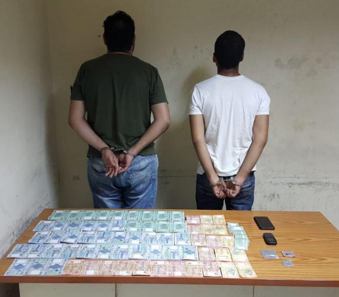 بالجرم المشهود شعبة المعلومات توقف مروجَي مخدرات ينشطان في محلة الدورة
