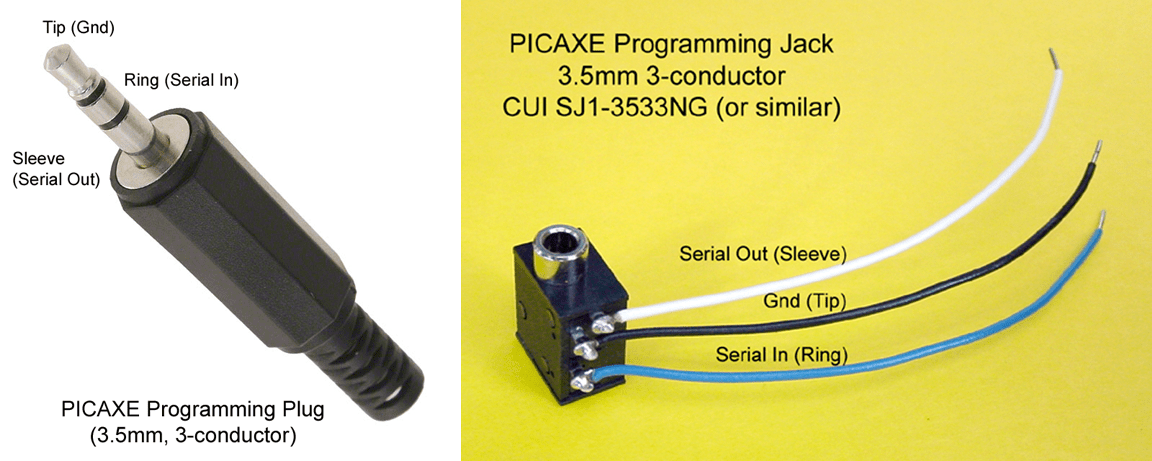 So, choose one or the other! PICAXE to PC Connections - Technical Articles