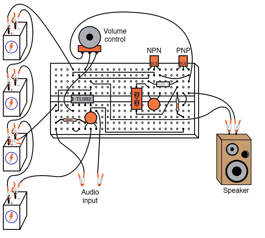How To Make A Speaker Amplifier Circuit » Wiring Diagram