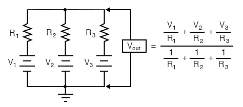 Averager And Summer Circuits Operational Amplifiers