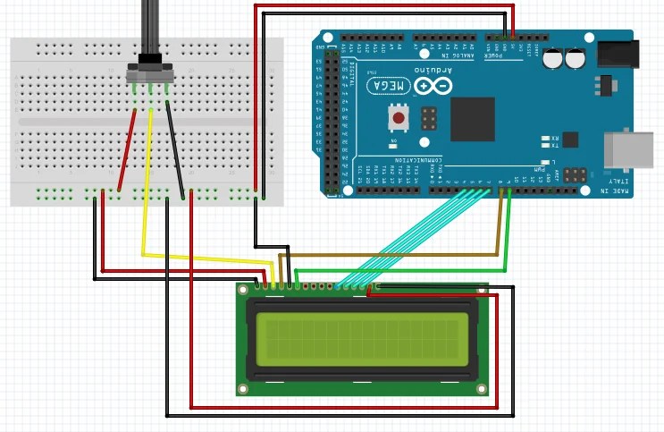 Arduino Lcd Display Wiring Diagram